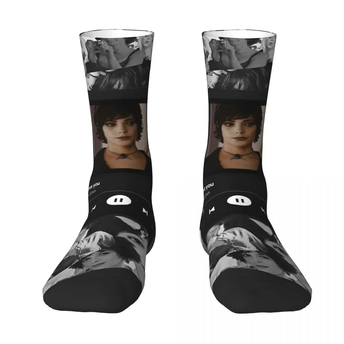 Men Socks Alice Cullen Stockings Winter Kawaii Quality Socks Graphic Climbing Non-Slip Socks