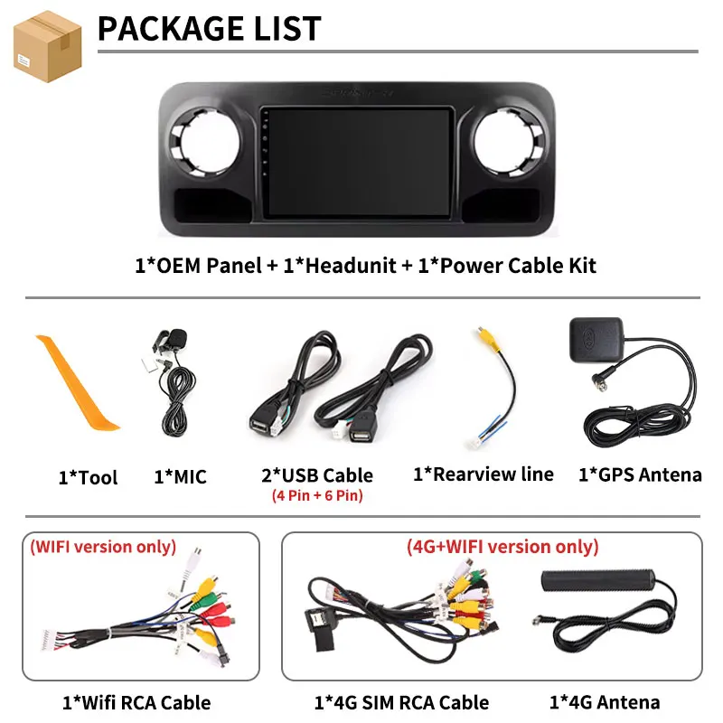 Car Multimedia Player For Mercedes Benz Sprinter 2018 2019 - 2022 Android 15 Auto Radio Stereo GPS Navigation NO 2din 360 Camera