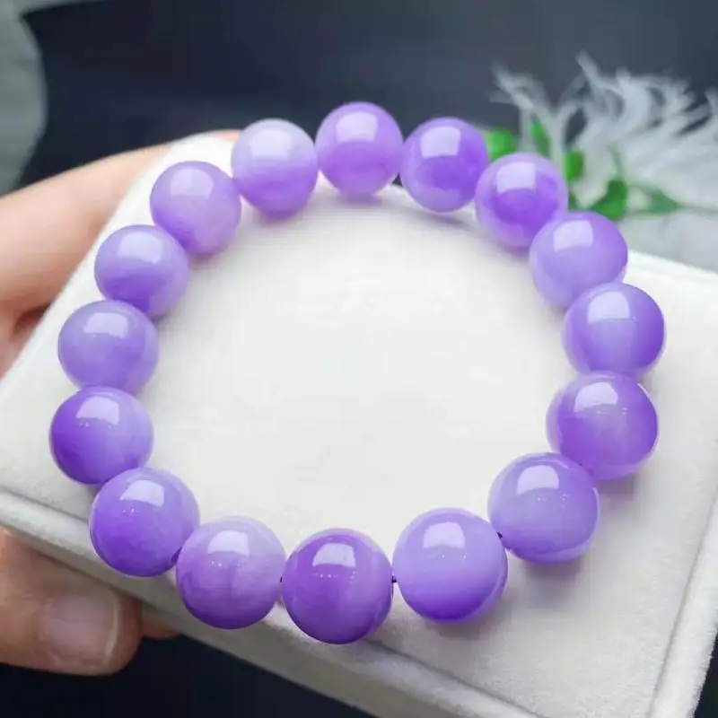 

Certified Jade Bracelet Purple Myanmar Jadeite Bangle Men Women Healing Gemstone Fine Jewelry Grade A Burma Jade Stone Bracelets