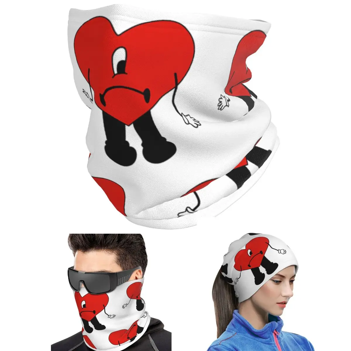 Un Verano Sin Ti Bad Bunny Bandana Neck Cover Printed Magic Scarf Multifunction Face Mask For Men Women Adult Winter