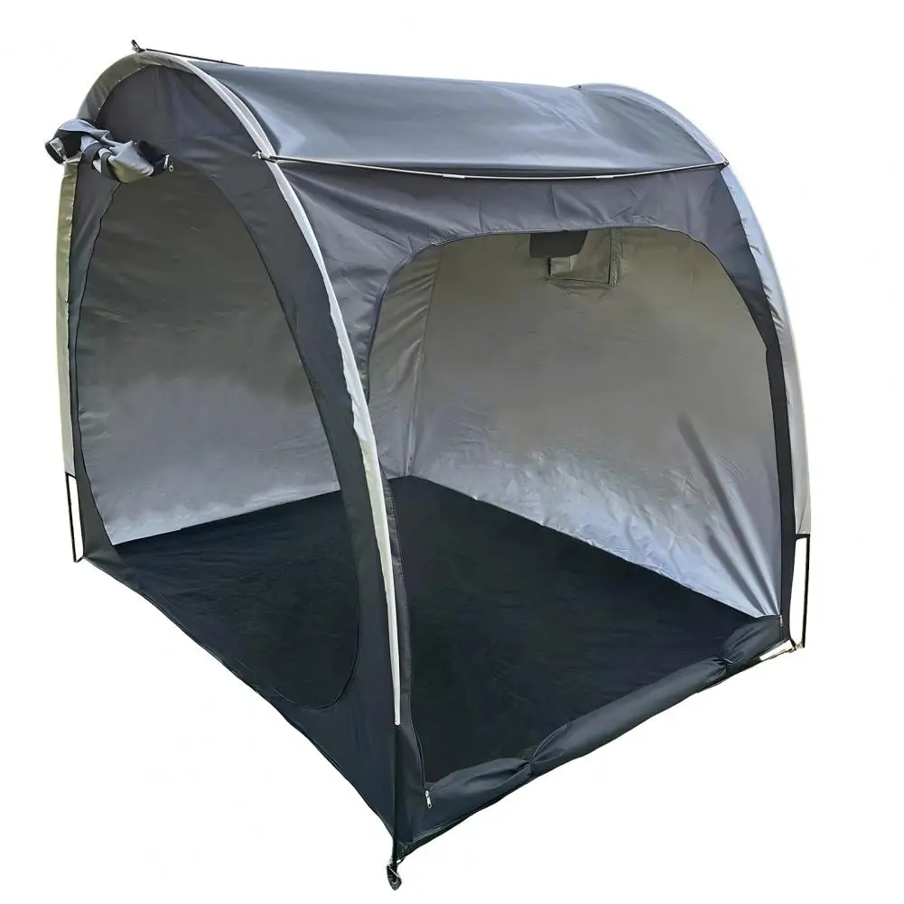 Outdoor Bicycle Storage Tent Accommodate 2-4 Bicycles, Sun Protection Waterproof Anti-UV Bike Protective Canopy