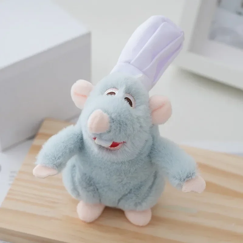 ديزني راتاتوي أفخم مفتاح سلسلة الطبخ الماوس الملك قلادة دمية لعبة ظهره قلادة سيارة الديكور الإبداع الاطفال هدية