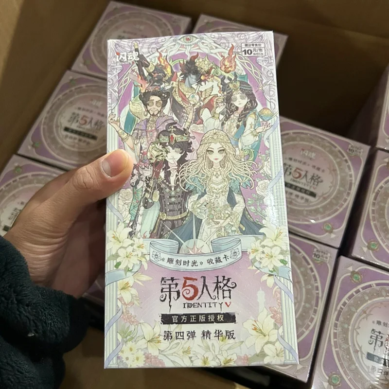 Genuine Identity Ⅴ Card Carving Time Vol.4 Essence Edition Collection Card Anime Games Collection Card Toys Gifts Whole Box