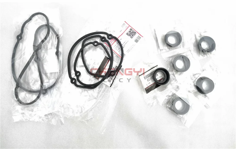 6G75 Valve Chamber Gasket Oil-Resistant Rubber Sealing Ring Spark Plug Seal For Pajero Montero V87W V97W DK4A MN137773 MD198128
