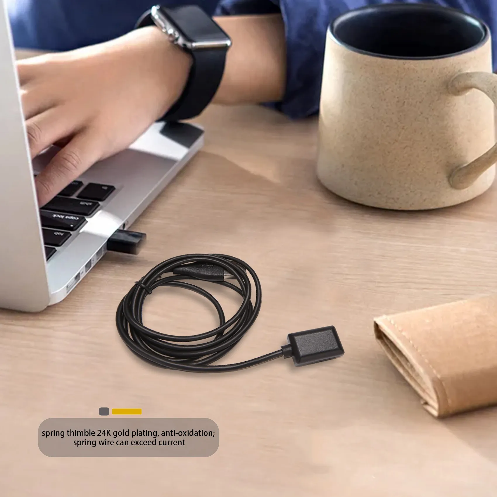 마그네틱 USB 충전 전원 케이블, Suunto 9, 스파르탄 울트라, 스파르탄 울트라 HR, 스파르탄 스포츠, 스파르탄 스포츠 HR용, 3.3 피트, 100 cm