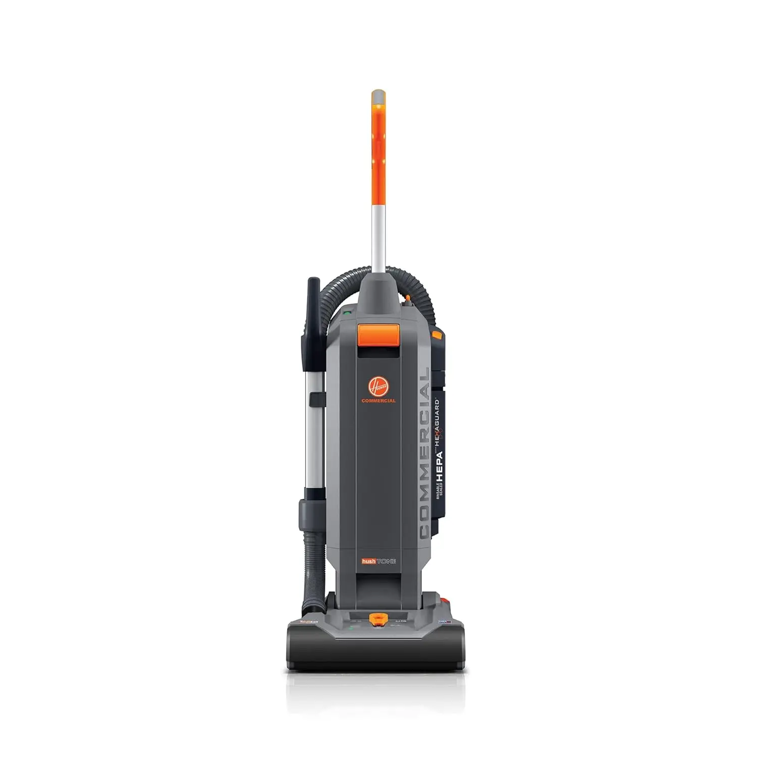 13-Inch 2-Speed Upright Vacuum Cleaner with IntelliBelt Quiet Bagged HEPA Filtered Professional Rated, 40-Foot Long Cord