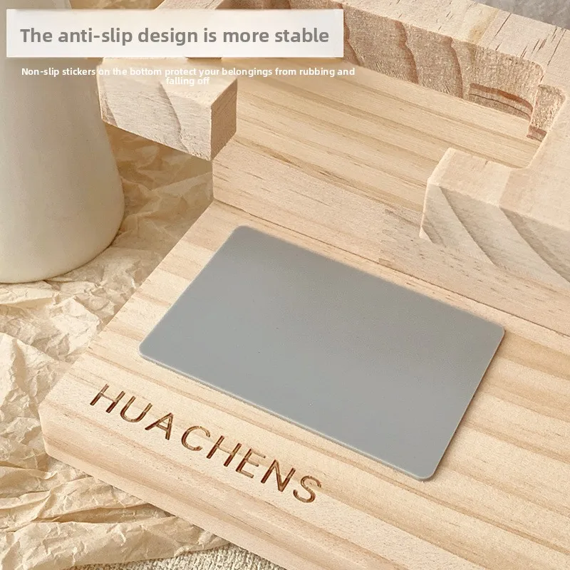 Wooden Nail Drill Storage Rack Integrated Grinding Head Box Organizer Special for Nail Salon Manicure Tool Storage - view 3