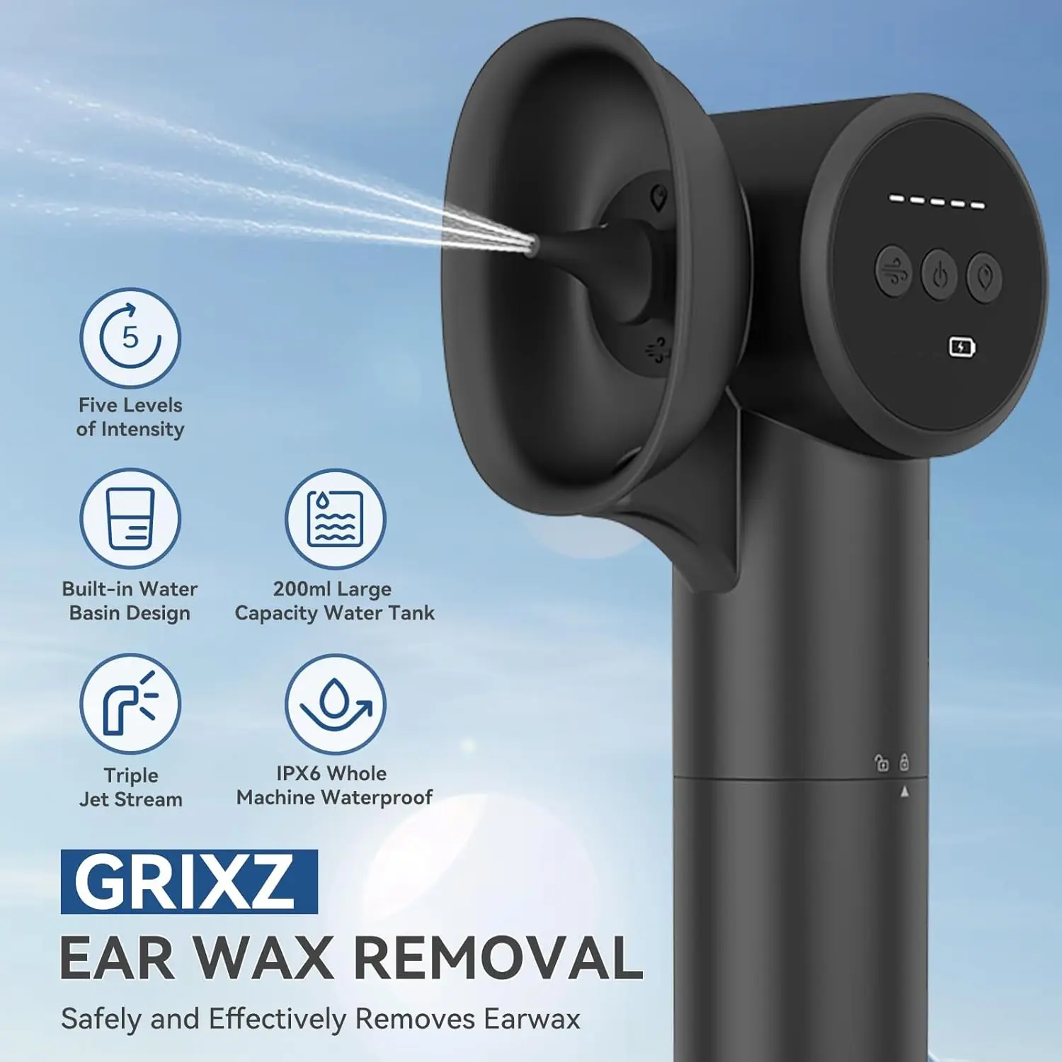 Mornwell D52 Irrigatore Orale USB Ricaricabile Dentale Getto D'acqua Acqua Flosser Portatile 300ML Serbatoio di Acqua Impermeabile Detergente per Denti