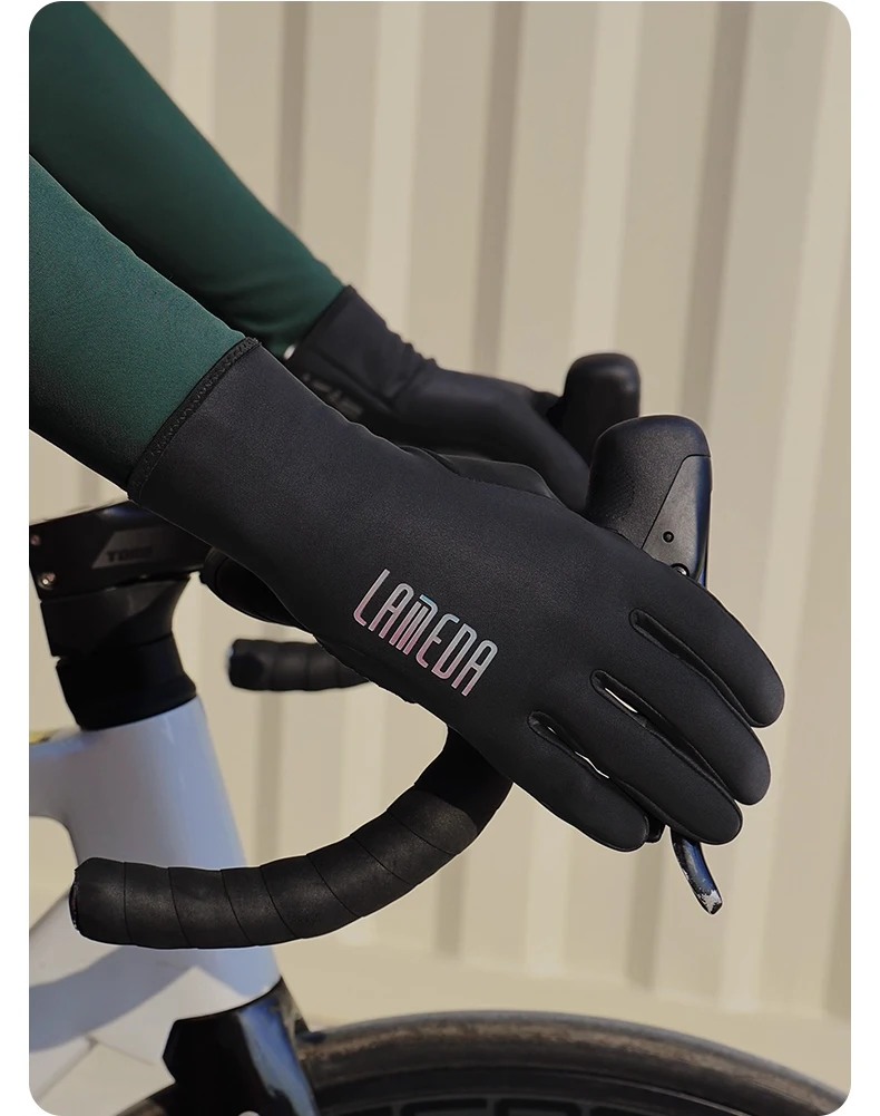 LAMEDA Winter-Fahrradhandschuh, Touchscreen, Reiten, Thermo, warm, Straße, Vollfinger, wind- und wasserdichte Handschuhe, Fahrradzubehör – Detail 22