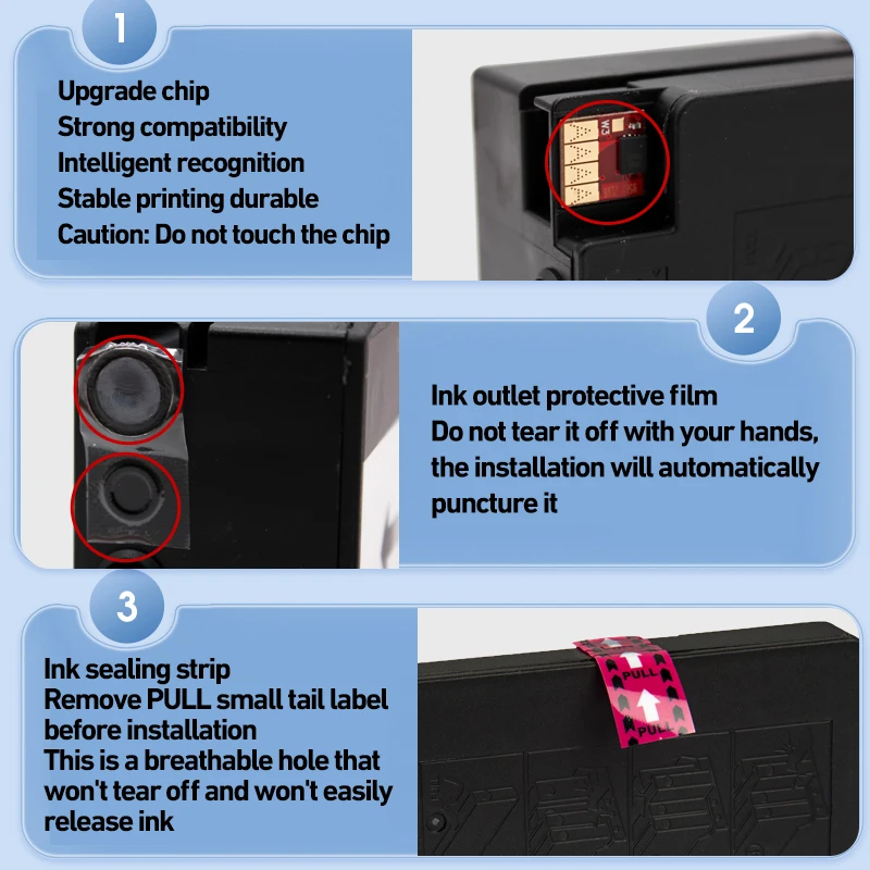 خرطوشة حبر 711 711XL لخرطوشة بديلة HP 711 HP711 متوافقة مع طابعة HP DesignJet T120 T125 T130 T520 T525 T530