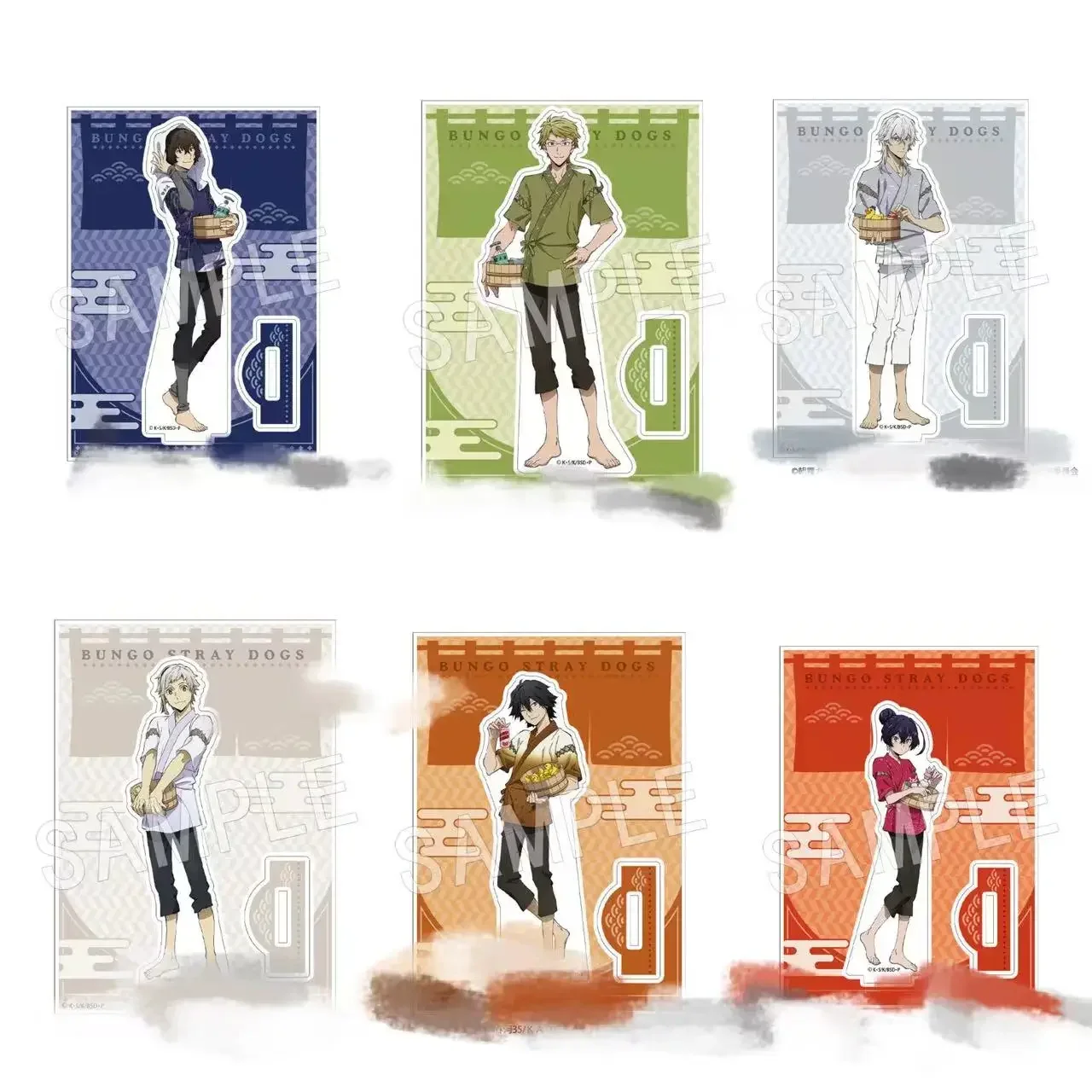 Game Kunikida Doppo Izumi Kyouka Fukuzawa Yukichi Figure Doll Anime Acrylic Stands Model Cosplay Toy for Gift