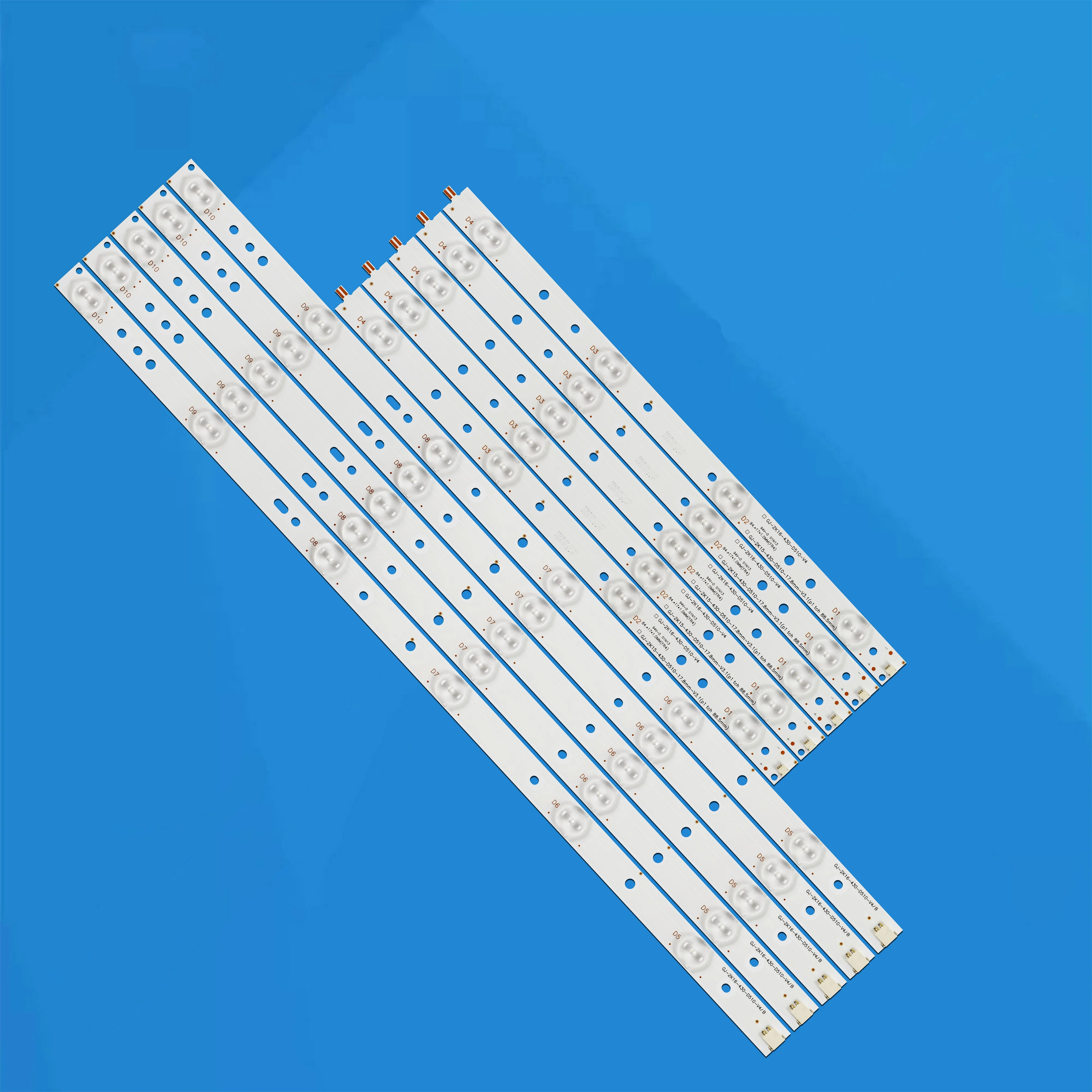 

Лента светодиодной подсветки 10 ламп для 43pfg5000 43PFG5100 43PFG5002 43pfg5102/78 Aoc le43s5970 LE43S5977 Le43d1442 Le43s5760 Le43d1452