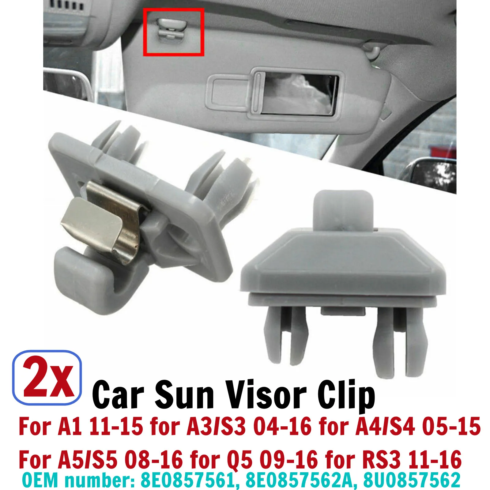 2Pcs Car Sun Visor … - image