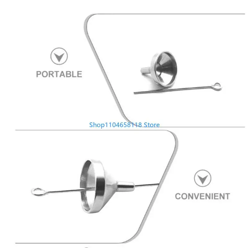 

Практичная миниатюрная воронка. Портативный набор мини-воронок для удобного обращения с жидкостями в домашних условиях и на