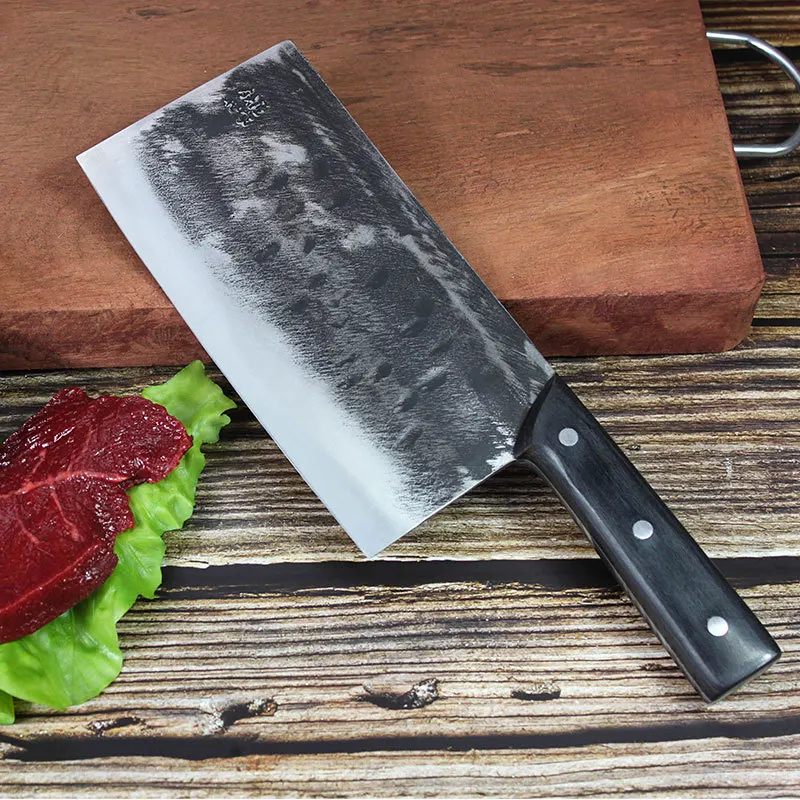 

Handmade Forged Bone Knife High Carbon Steel Kitchen Knife Sharp Chopper Professional Chinese Chef Knife Meat And Poultry Tools