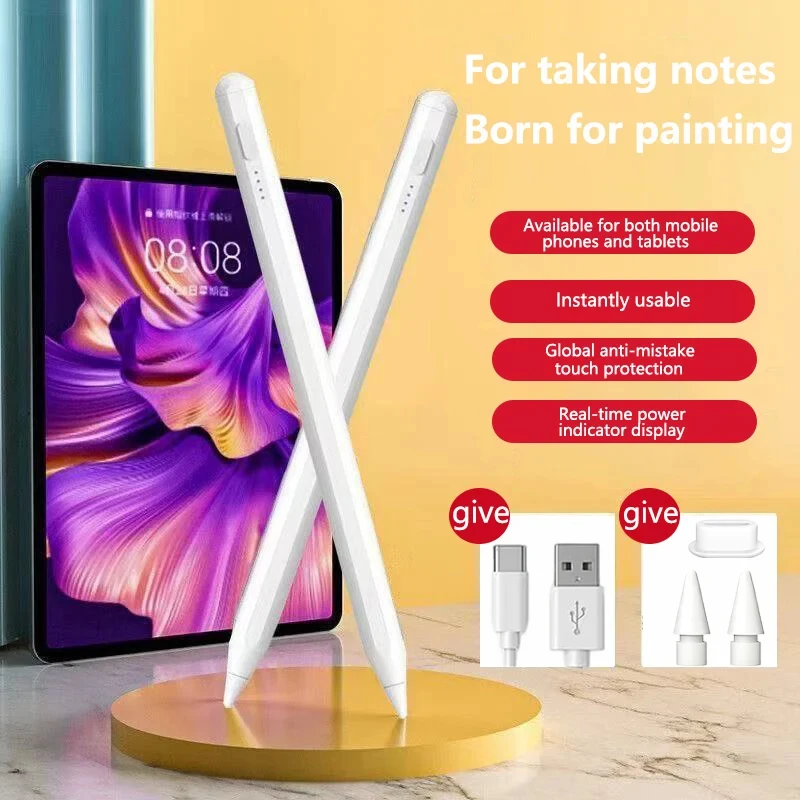 Nouveau stylet universel 2026 pour tablette et téléphone iOS, stylet capacitif multicolore pour dessin et écriture