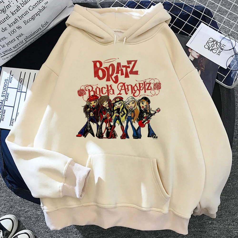 

Bratz hoodies women 90s streetwear gothic japanese Pullover female japanese pulls