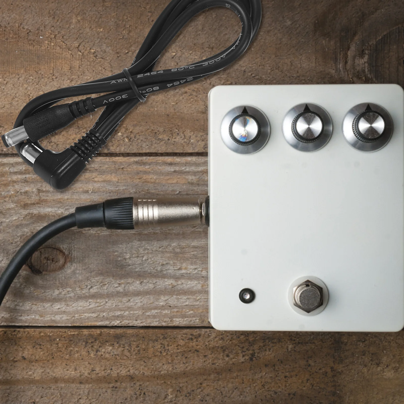 

2Pcs Musical Instrument Power Cable Effector Dc Cord Adapter High Reliability Low Heat for Guitar Bass Pedal Effector Cord