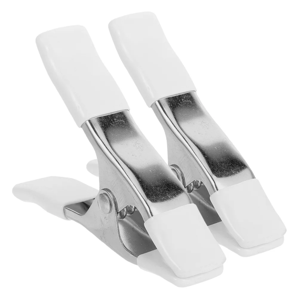 

2Pcs Heavy Duty Spring Clamps Non-Slip Metal Clips for Backdrop Stand Photography Balloon Arch Holders Spring Clamps Clip