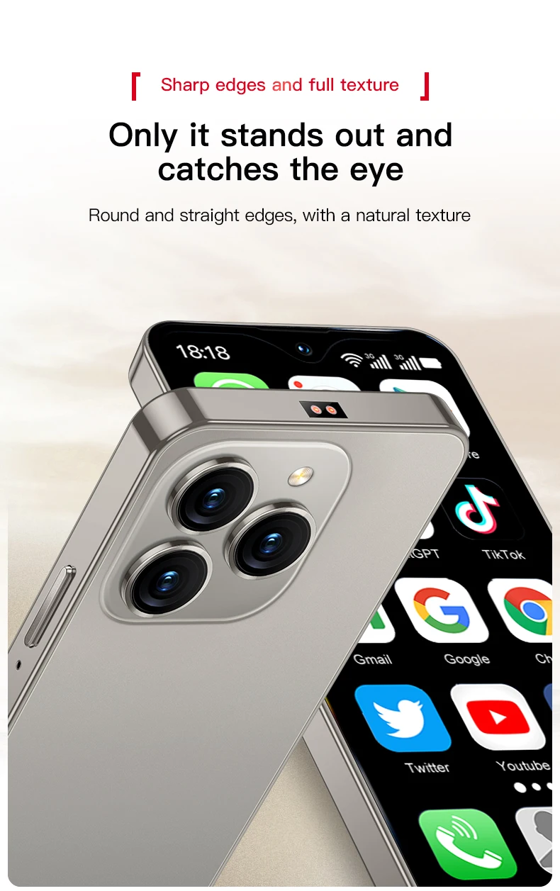 SERVO 17SE Mini Cute 4G Smartphone Android 8.1 16GB ROM 2 SIM Standby HD Camera GPS OTG Bluetooth Play Store Small Pocket Phone
