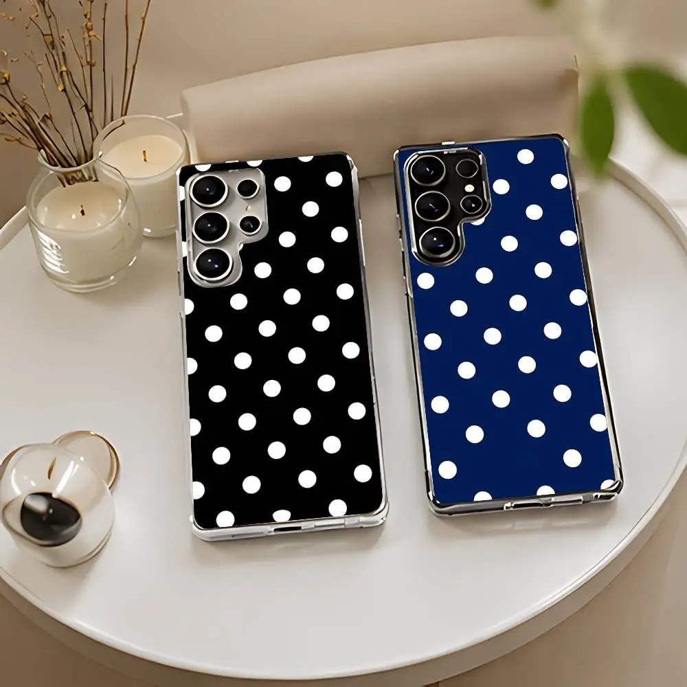 Colorful Polka Dot Phone Case For Samsung Galaxy S21 S22 S23 S24ULTRA S25ULTRA FE Ultra Plus5G A52S S26 Shockproof Cover