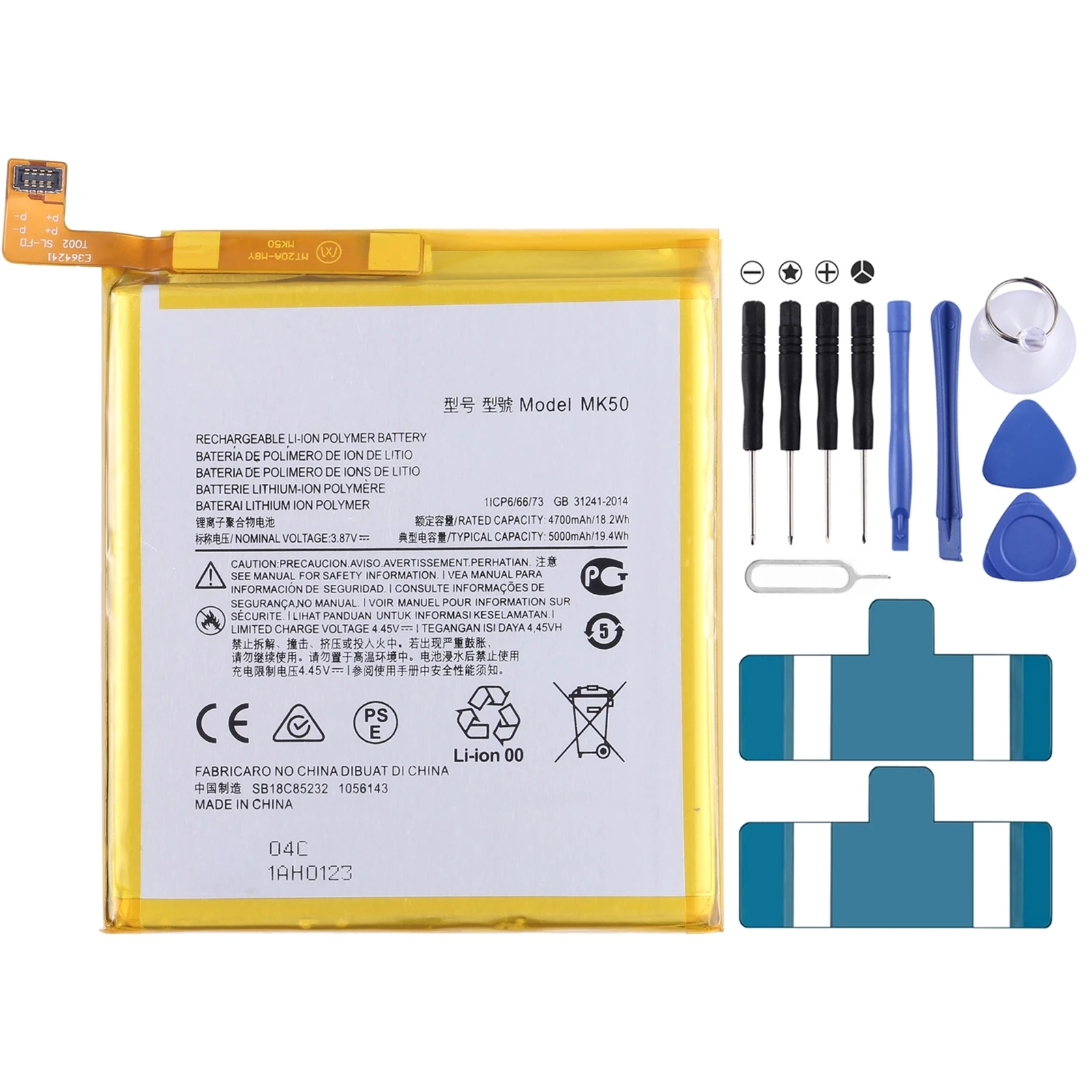 For Motorola One 5G Ace Fusion Plus Power P30 Note G9 Plus G9 Play 5000mAh Replacement Li-Polymer Battery MK50 LG50 MG50 JK50