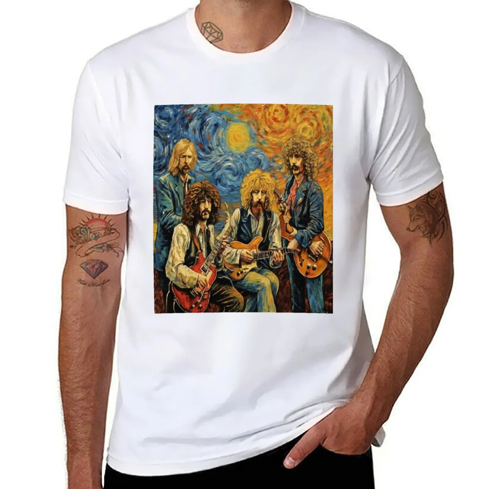 Zeppelin's Rock Odyssey T-Shirt t shirts for man graphic tees cotton t shirt man t shirts for man graphic funny T-shirt