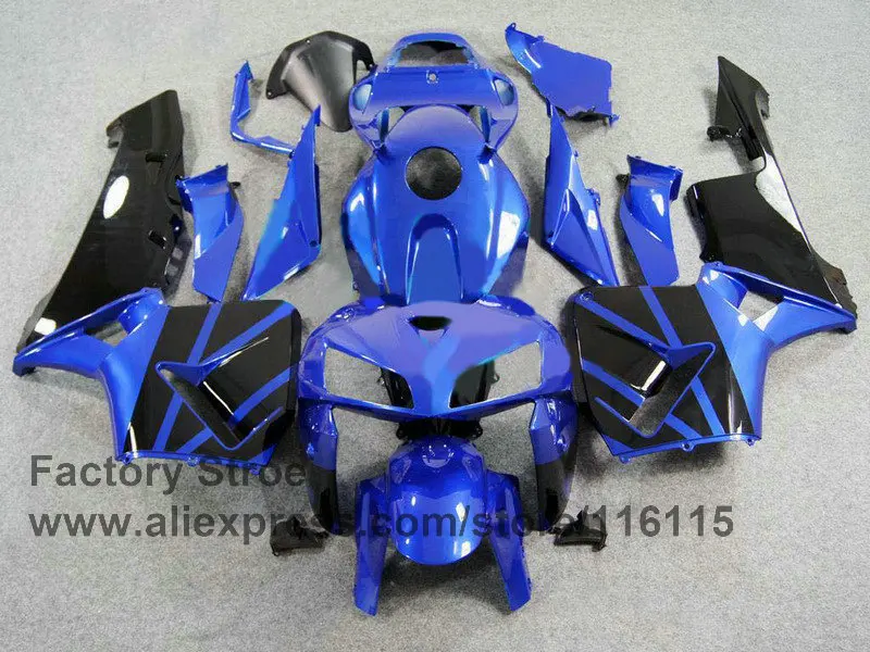 7gifts ABS ing fairings parts for HONDA CBR 600 RR 2005 2006 CBR600RR 05 06 blue black road fairing