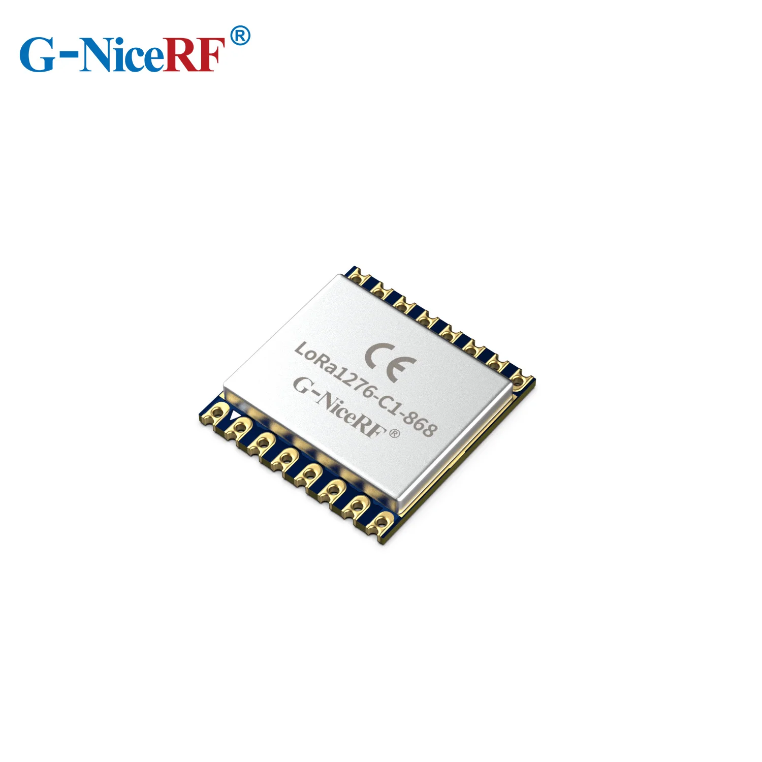 G-NiceRF 10PCS LORA1276-C1 LoRa Module SX1276 100mW 20dBm Long Range Wireless Transceiver SPI ESD Protection