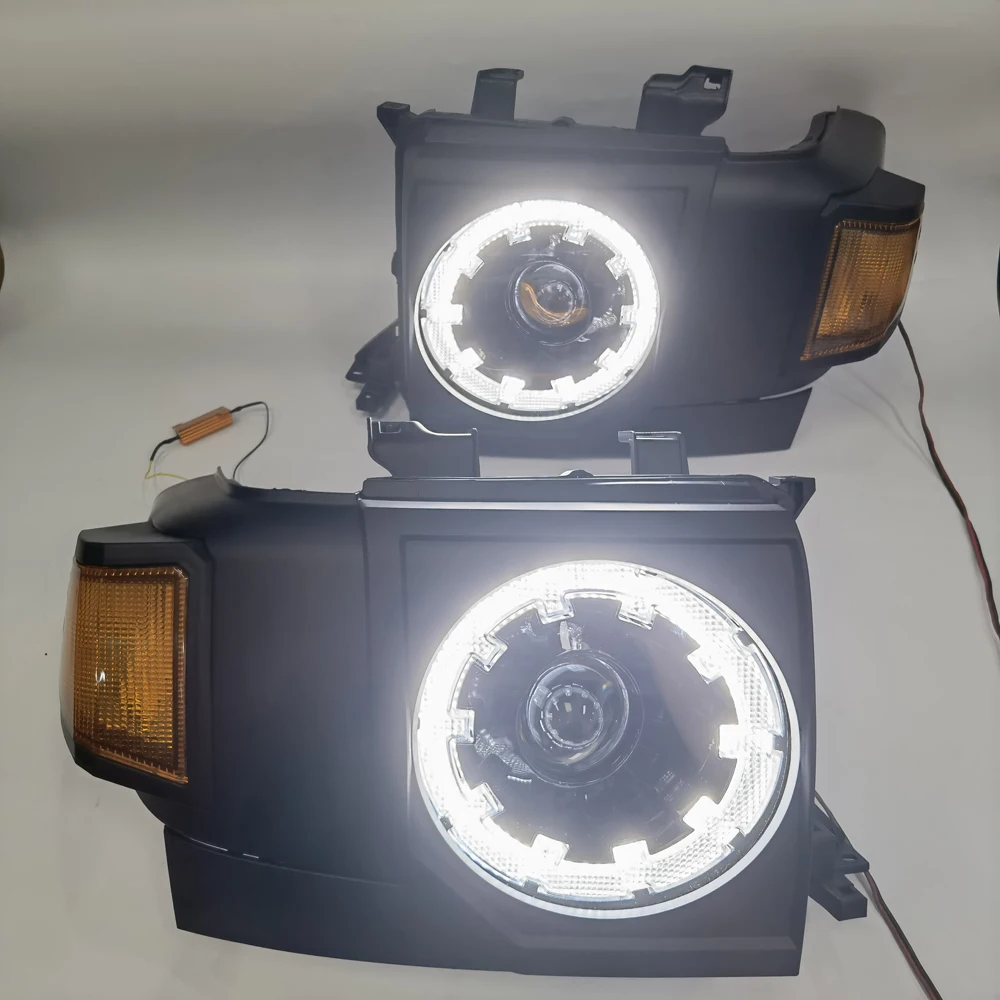 2024 Style headlight for   landcruiser LC70 LC76 LC75 lc79 upgarade to New model 2024 Simple change headlightcustom