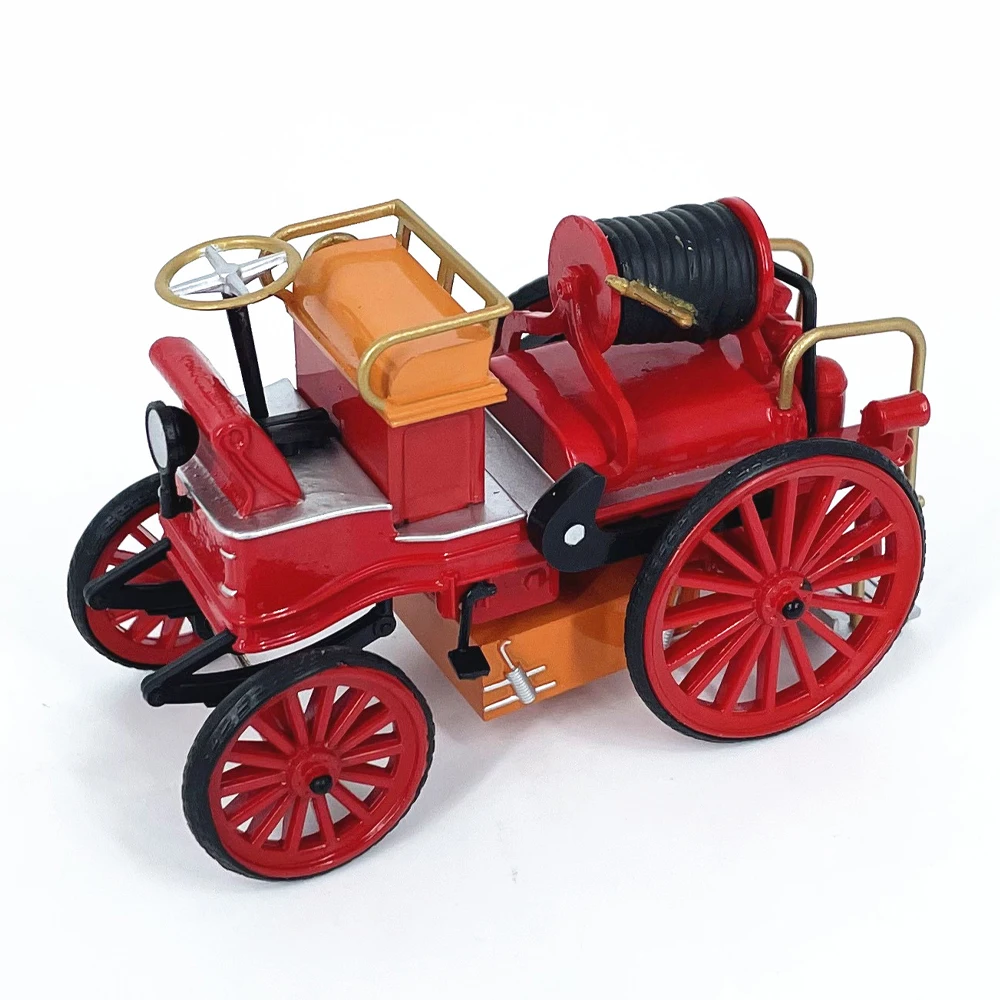 Diecast escala 1:43 francês 1900 motor de bombeiros liga modelo de carro brinquedo colecionável presente lembrança exibição ornamento
