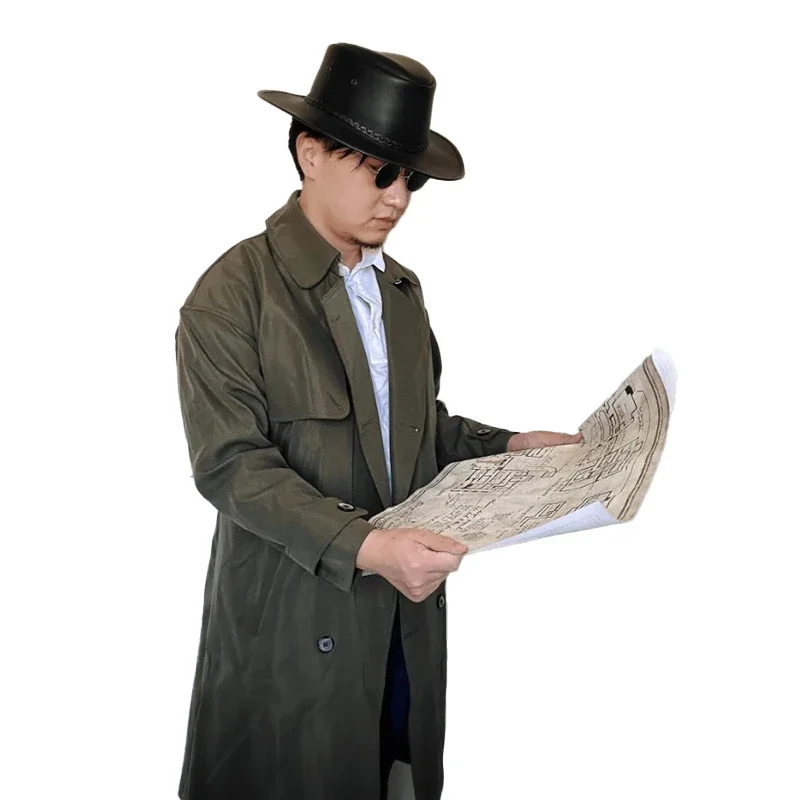 Karl Heisenberg Cosplay Kostüme Trench Game Biohazard Resident Village Uniform Hut Halloween Karneval Party Anzug für Männer