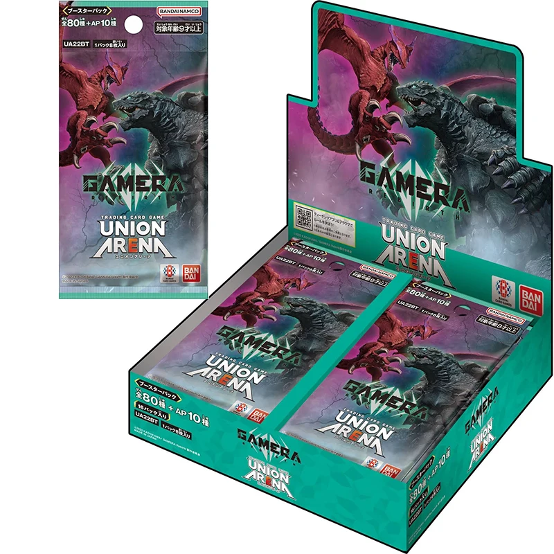 

Bandai UNION ARENA Card Game Booster Pack UA22BT GAMERA Rebirth TCG JAPAN Anime Collection Card