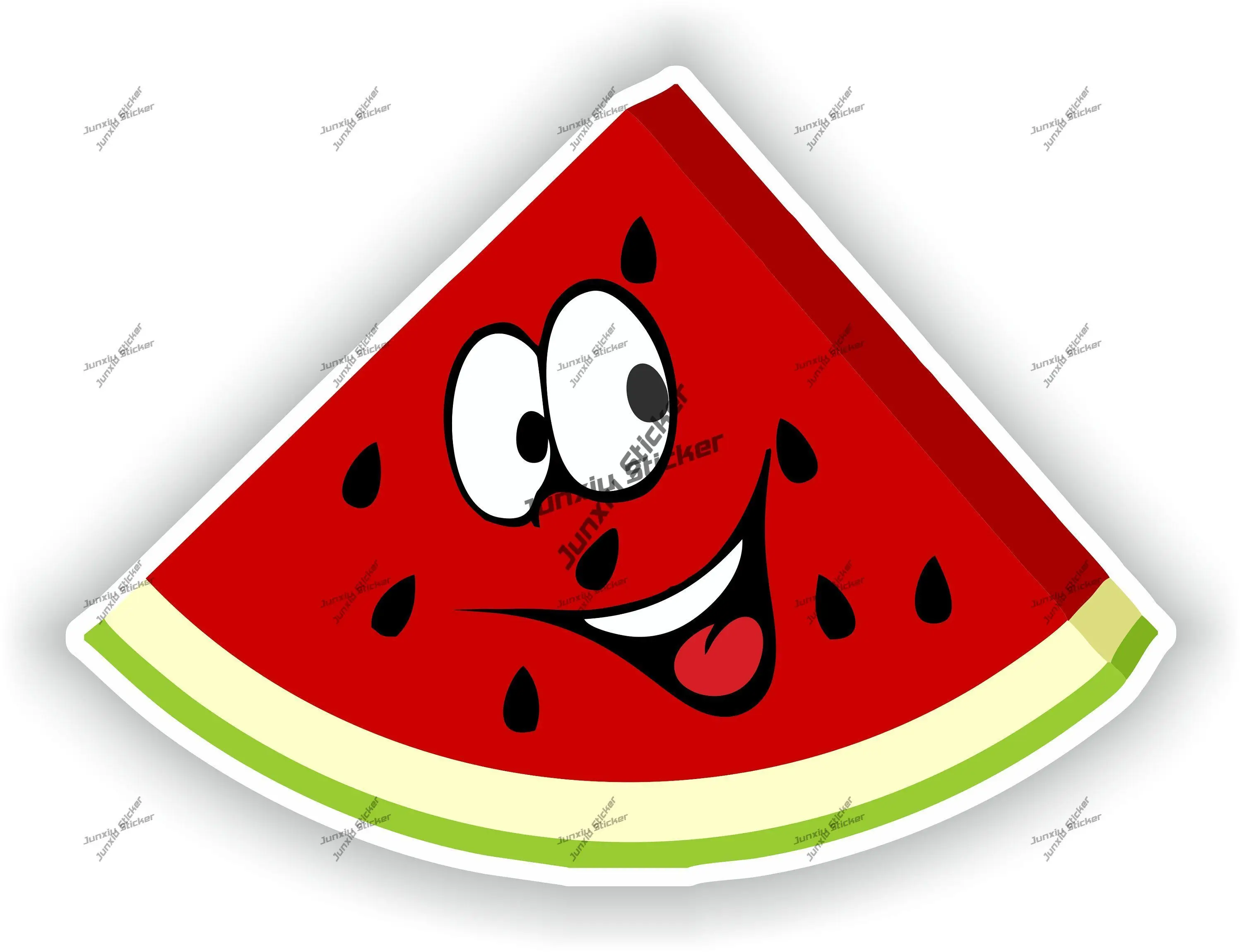 

Watermelon Fruit Sticker for Laptop Book Fridge Guitar Motorcycle Helmet ToolBox Boat Car Camper PickupDecoration Accessories