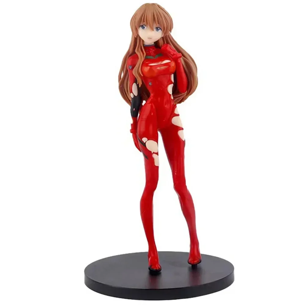 Heiße Genesis Evangelion Anime-Figur EVA Ayanami Rei Asuka Zweidimensionales Modell-Chassis Schreibtisch-Ornament Geschenk-Spielzeug – Detail 6