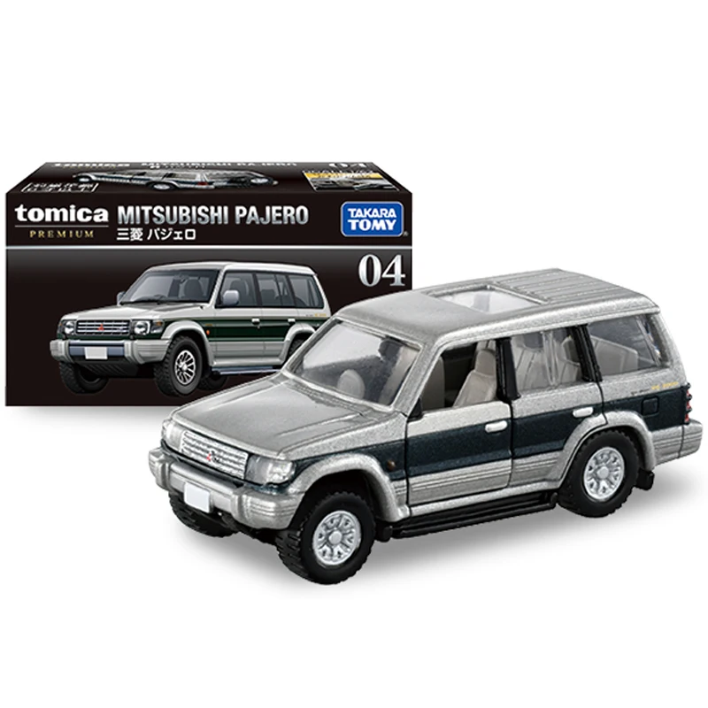 TAKARA TOMY TOMICA PREMIUM Black Box 04 Pajero Alloy model, children's collection of decorative toys, gifts for children.