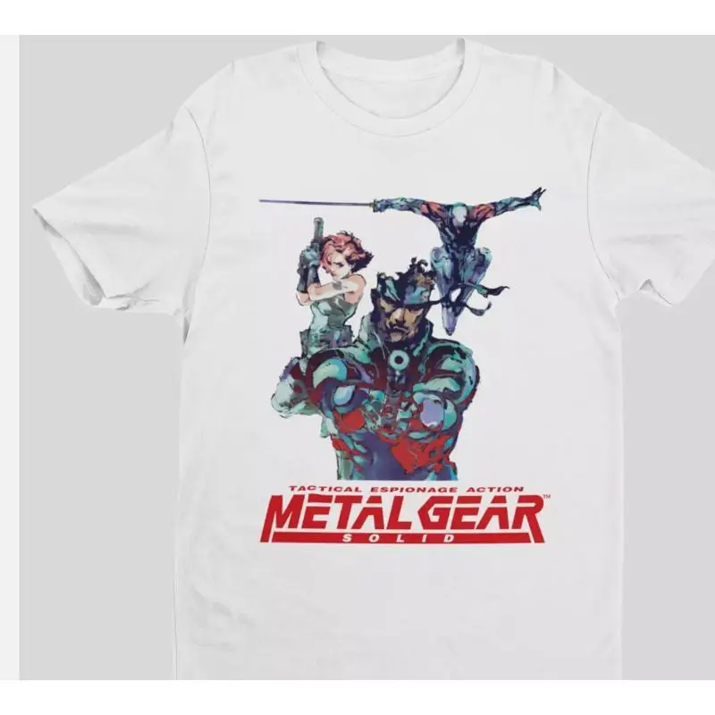 Metal Gear Solid Tactical Espionage Action Key Art Premium T Shirt
