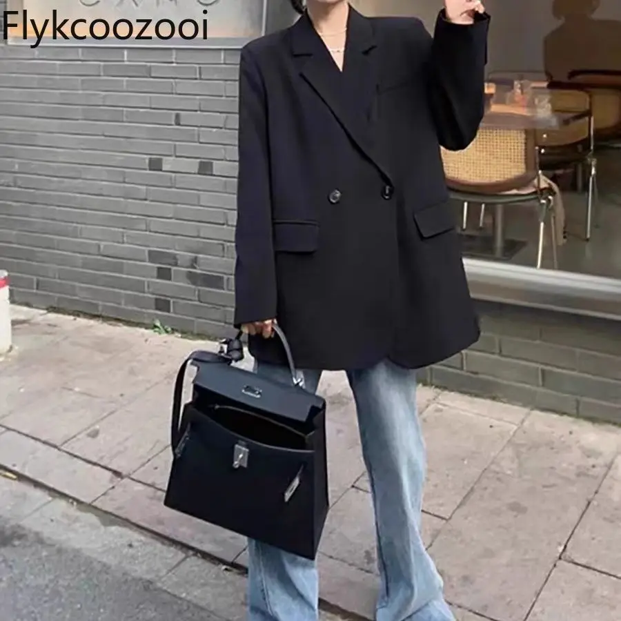 

Suit Coat Female 2024 Spring and Autumn New Fashion Korean Version of Temperament Loose College Style Women Blazers