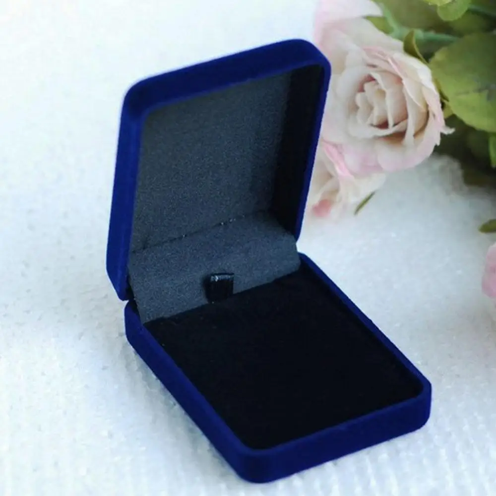 Hot Sales! Fluwelen Ketting Sieraden Container Gift Display Box Ring Armband Storage Case