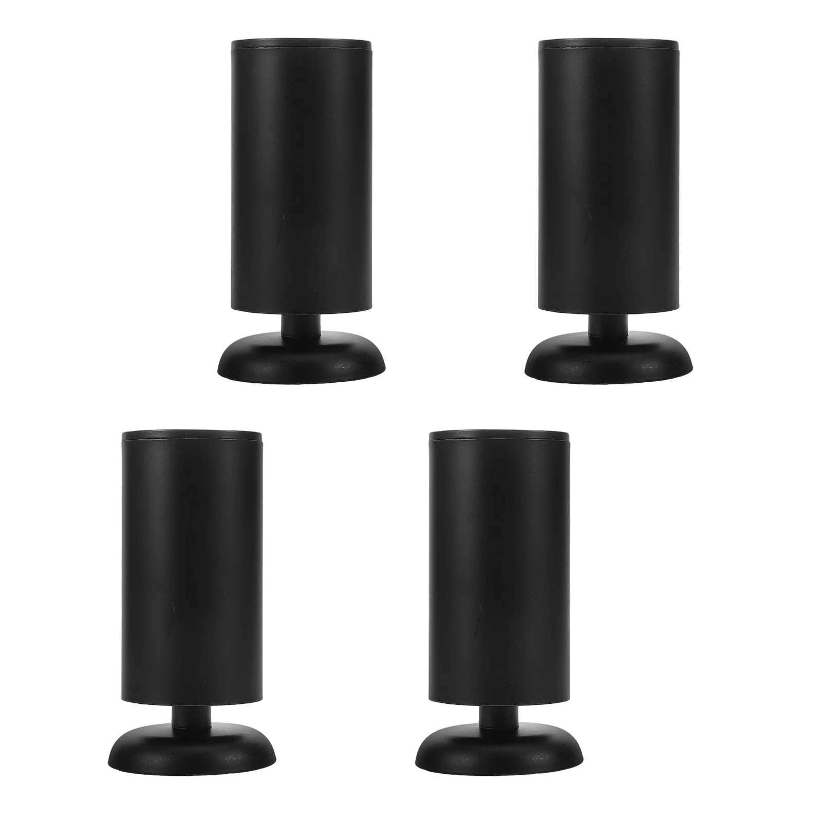 

4 Pcs Stainless Steel Furniture Feet Pad for Cabinet Bed Chair Replacement Stable Table Legs Dresser Support Sofa Easy