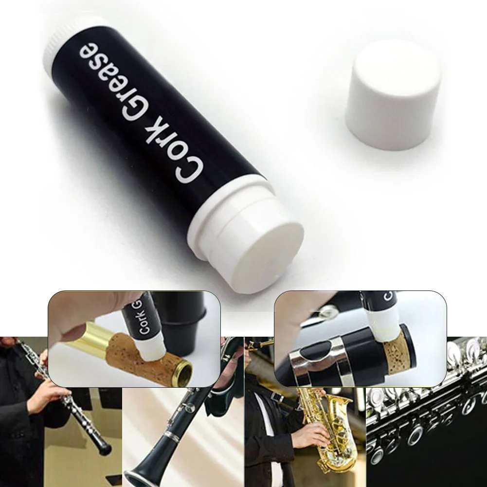 

Saxophone Cork Grease Parts Flute Black Instrument Oboe Accessories For Clarinet Saxophone 71*17*50mm Cork Grease Useful Duable
