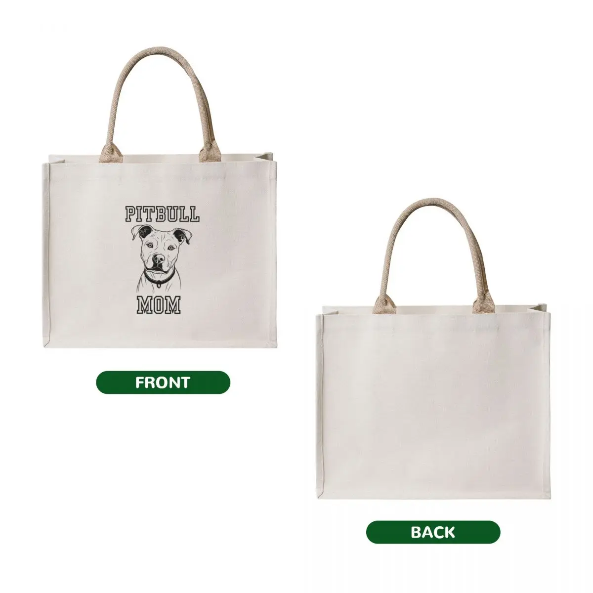 Pitbull Dog Lover Pit bulls Cute Pet Owner Tote Bag shopping cart bags cloth bag woman shopper bag women canvas tote bags