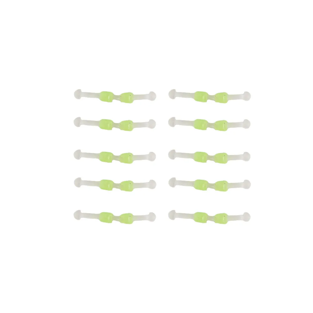

Portable Double Head Space Bean Anti-wrap Beans Fish Hook Fixed Distance Splitter Silicone Double Hook Fish Line Separator