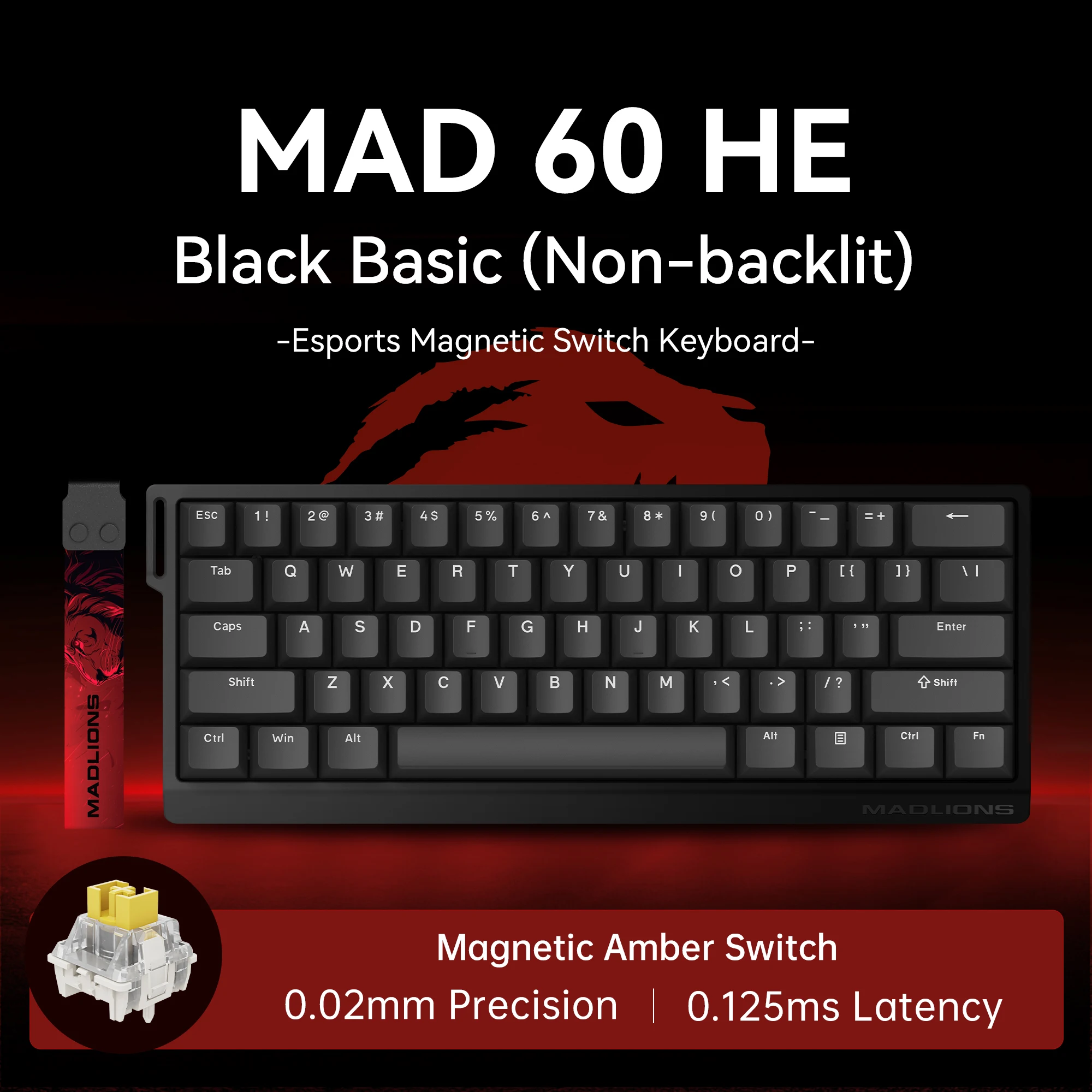 FGG Madlions Mad60 HE Magnetic Switch Mechanical Keyboard