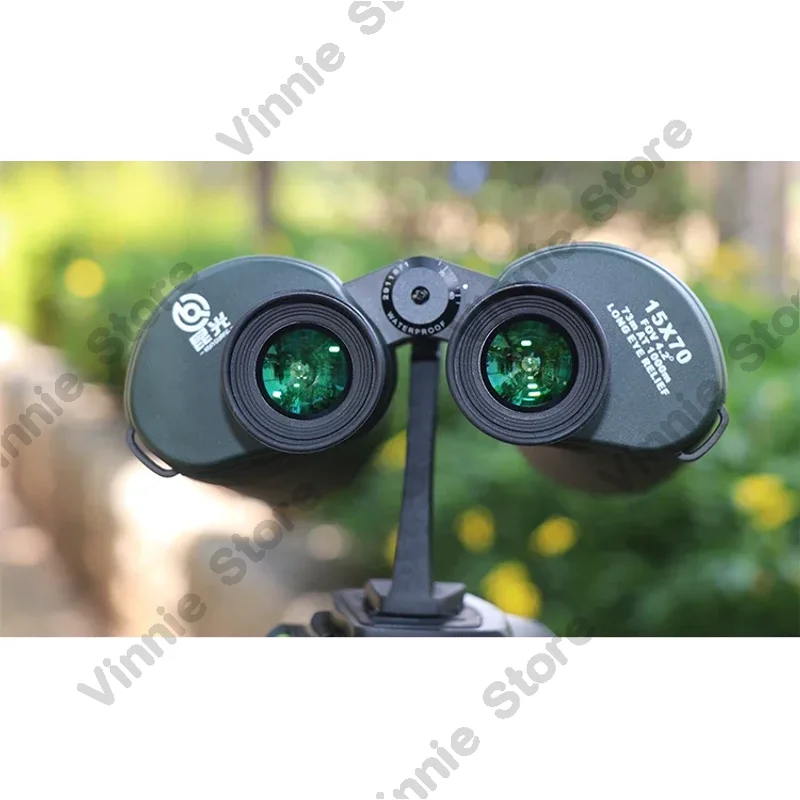 New design 15X70 HD high power hands free stabilization tripod connector telescope binoculars for viewing
