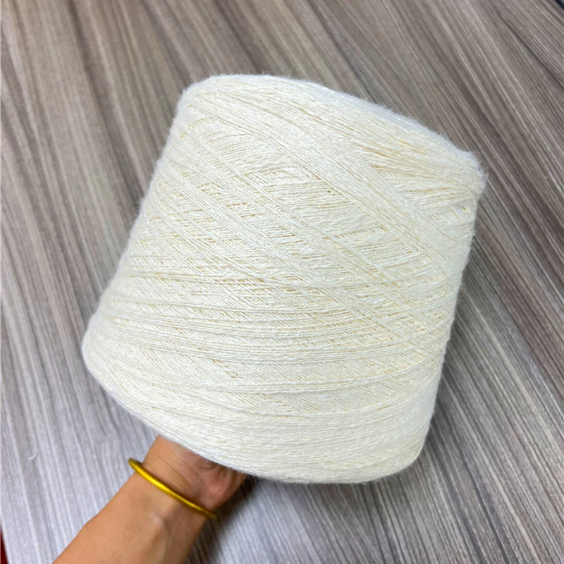 500g Summer Raw Color Natural Organic Cotton Linen Yarn Crochet Thread Baby Healthy DIY Hand Knitting Slub Yarn