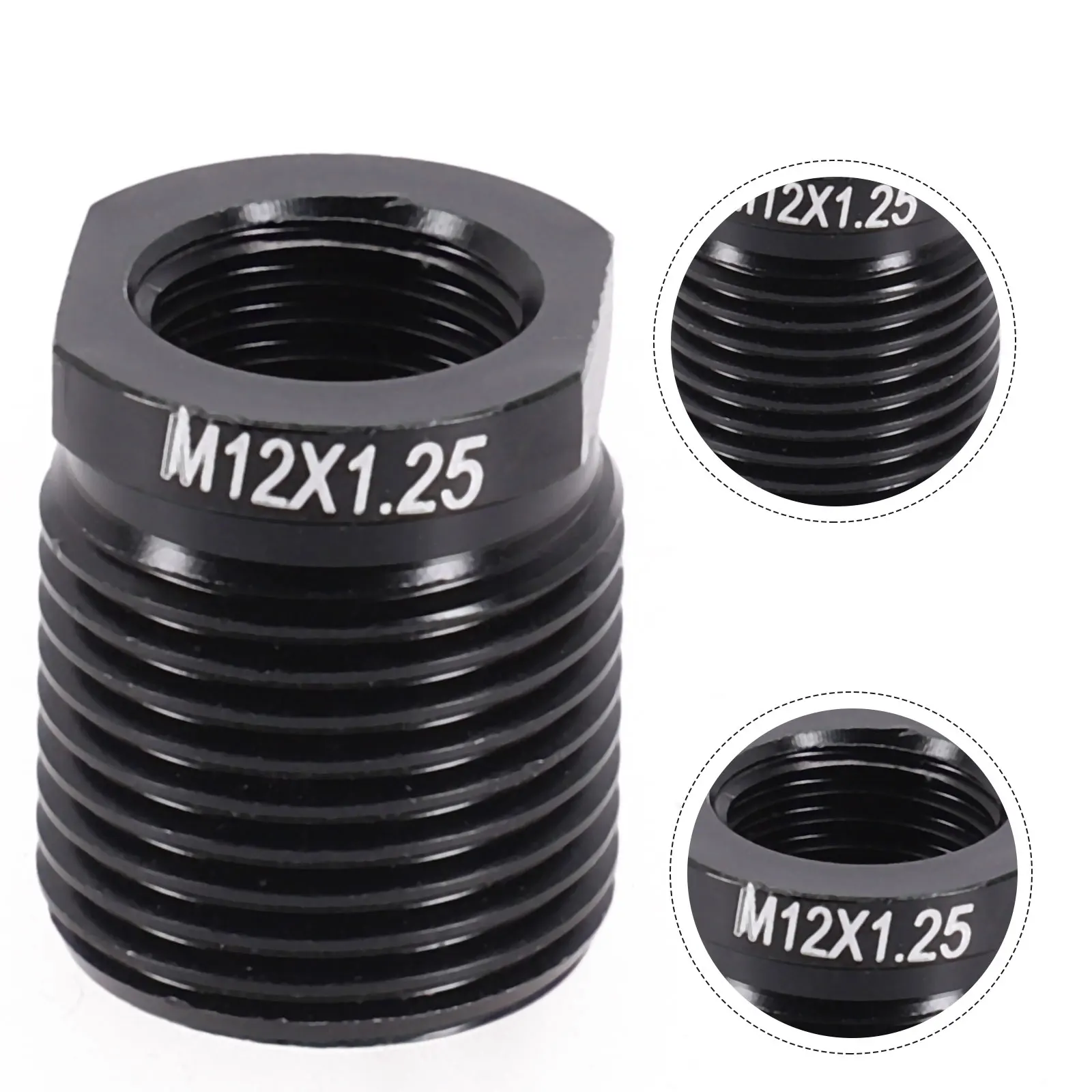 Threaded Aluminum Shift Knob Adapter Compatible With Multiple Thread Sizes Including M8x1.25 M10x1.25 M10x1.5 And 1.5