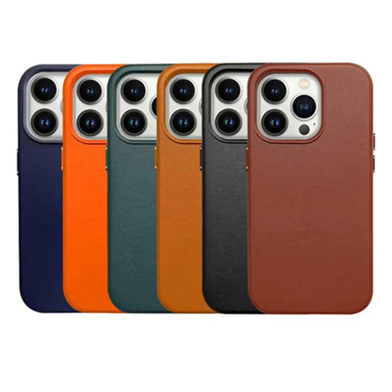 Magnetic Macsafe Leather Case for Magsafe IPhone 14 13 15 Pro Max Plus 14Pro 15Plus 15Pro 14Promax I Phone Mac Safe Back Cover