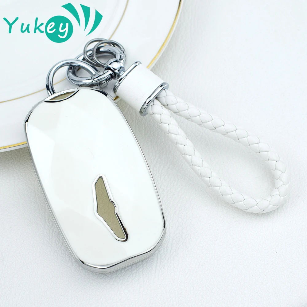 6 7 8 Buttons TPU Car Key Fob Case Key Shell for Hyundai Genesis GV60 G90 2022 2023 Car Key Cover Keychain Accessories