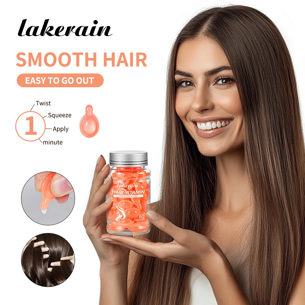 6 زجاجات فيتامين زيت مجموعة العناية بالشعر مصل مغذي إصلاح جوهر التغذية التالفة تحسين تقسيم الشعر زيت الأركان العناية بالشعر #3